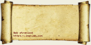 David Čakaranović vizit kartica